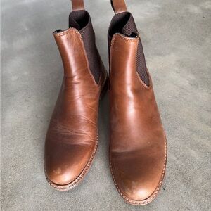 Nisolo Women's Brown Leather Chelsea Ankle Boots